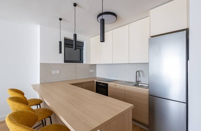 Rental of a stylish and spacious penthouse, 132 m², Charm Residence, Voždovac, Belgrade, Serbia